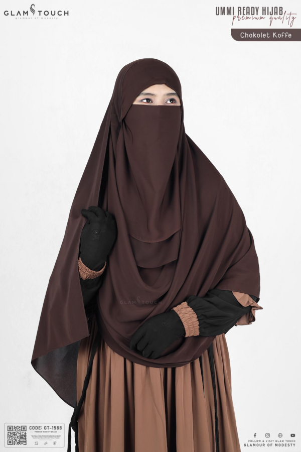 UMMI Instant Ready Hijab & Niqab Set Size Color