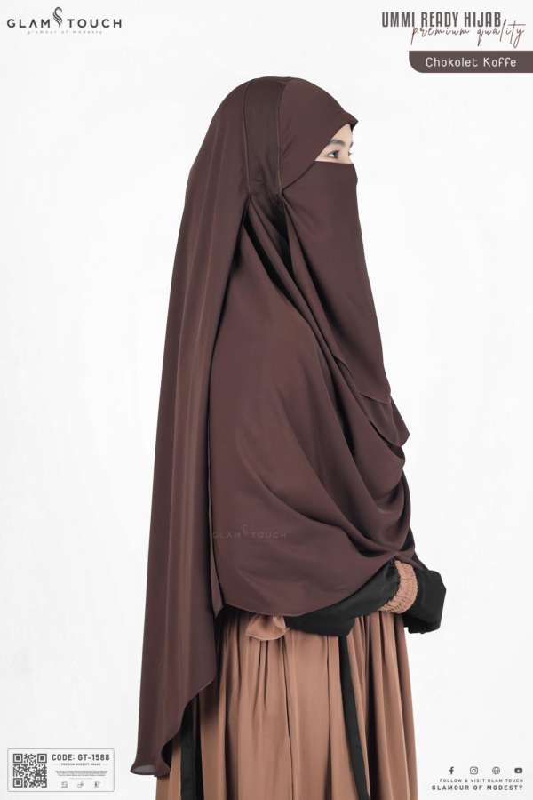 UMMI Instant Ready Hijab & Niqab Set Size Color - Image 4