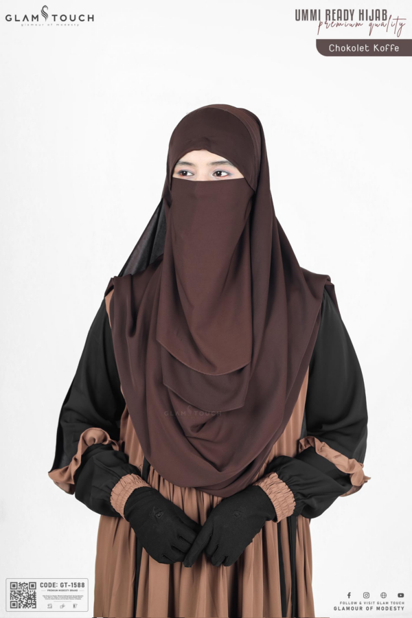 UMMI Instant Ready Hijab & Niqab Set Size Color - Image 2